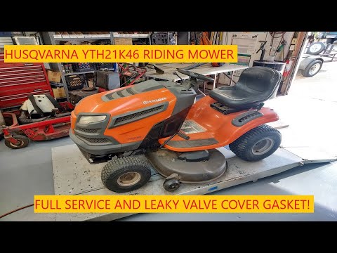 Husqvarna YTH21K46 Riding Mower | Full Service And Leaky Valve Cover Gasket!