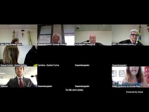 SESSÃO DA QUINTA TURMA - TRT/RJ - 19/11/2025