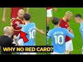 Why Grealish didn't got RED CARD after pushed Sofyan Amrabat? Manchester United News