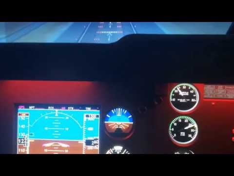 ILS approach with Paiper Seneca III Glasse Cockpit