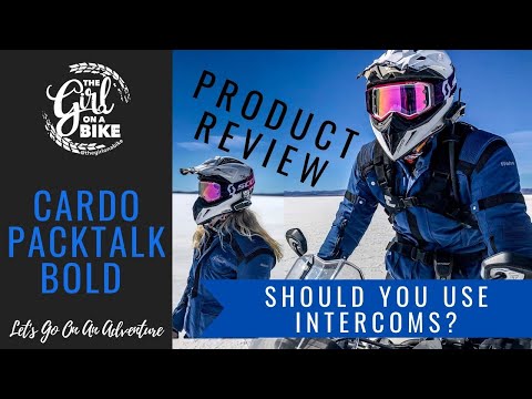 Why I use intercoms and full Cardo Systems Packtalk Bold review | The Girl On A Bike