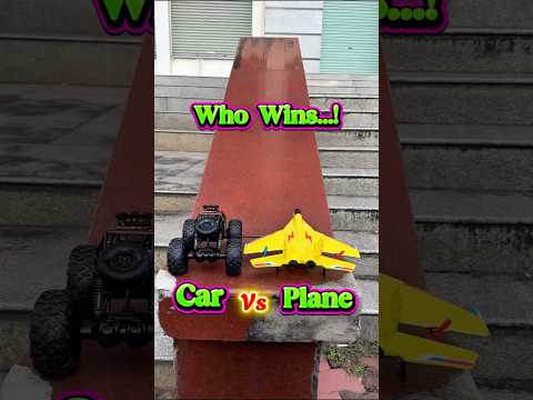 RC Plane vs Car Uphill Battle – Surprise Winner!