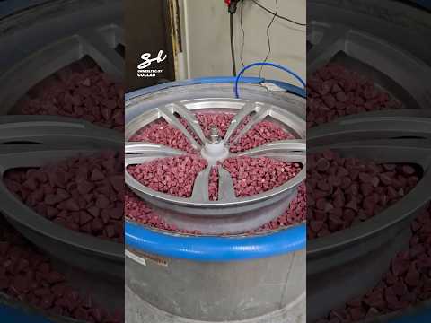 Ceramic Polishing A Wheel! 🔥 #wheels #tires #polishing