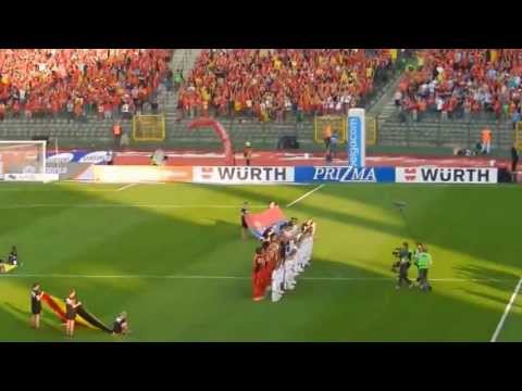 Brabançonne Belgium - Serbia 07/06/2013