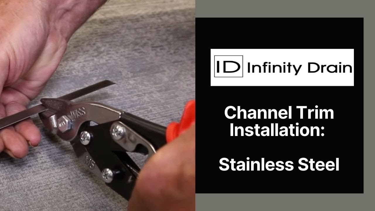 Channel Trim Installation Stainless Steel