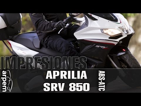 Videoprueba APRILIA SRV 850 ABS-ATC.- Arpem.com EU