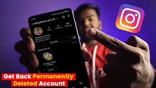 How to Get Back Permanently Deleted Instagram Account // Recover Permanently Deleted Instagram ID