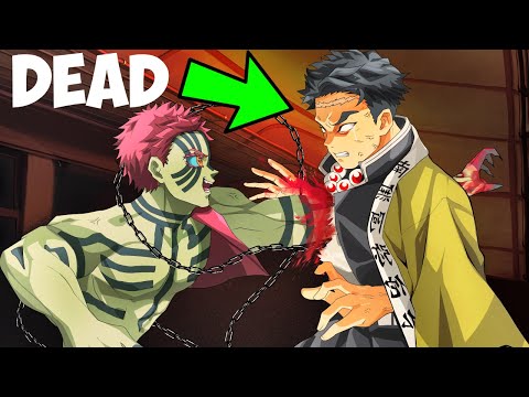 What if GYOMEI went to Mugen Train with Rengoku (Akaza Betrays Muzan)