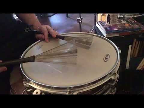 How to play jazz brushes pt.2