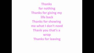 Fefe Dobson - Thanks For Nothing Lyrics