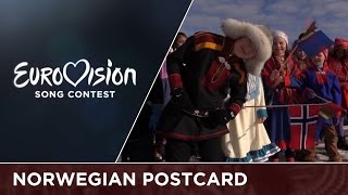 Frosty postcard recording with &#39;Icebreaker&#39; Agnete from Norway