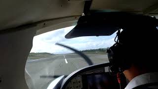 preview picture of video 'FINAL APROACH TO KAREL SADSUITUBUN AIRPORT OF LANGGUR'