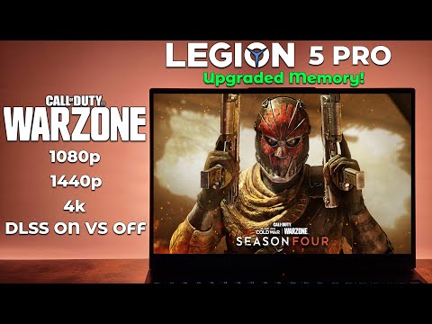 Lenovo Legion 5 PRO + Upgraded Memory | RTX 3060 Laptop + 5800H | WARZONE | 1080p | 1440p | 4k