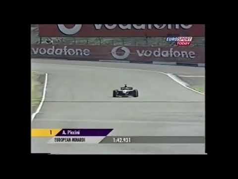 2001 Intl F3000 @ Silverstone - Andrea Piccini qualifying run + driver comments