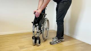 První rozbalení a seznámení s vozíkem Standardní invalidní vozík Budget 9.050 - První rozbalení a seznámení s vozíkem