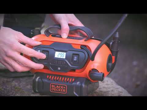The BLACK+DECKER™ AC/DC Multi-Voltage Inflator