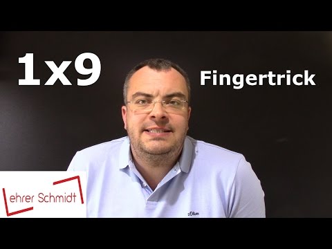 1x9 Finger Trick | 1x1 Multiplication Table | Mathematics | Lehrerschmidt