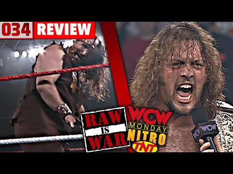 RAW vs Nitro Review - DAS PULVERFASS! - 29.04.96 - Week 34 (Wrestling Podcast Deutsch)