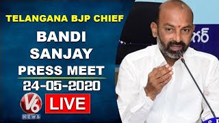 Telangana BJP Chief Bandi Sanjay Press Meet Live