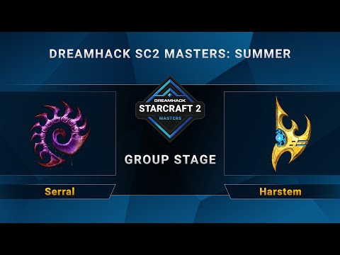 SC2 - Serral vs. Harstem - DreamHack SC2 Masters Summer - Group D - EU