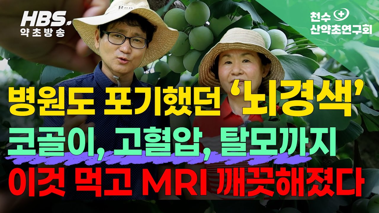 병원도 포기했던 뇌경색, 코골이, 고혈압 이것 먹고 MRI 깨끗해졌다