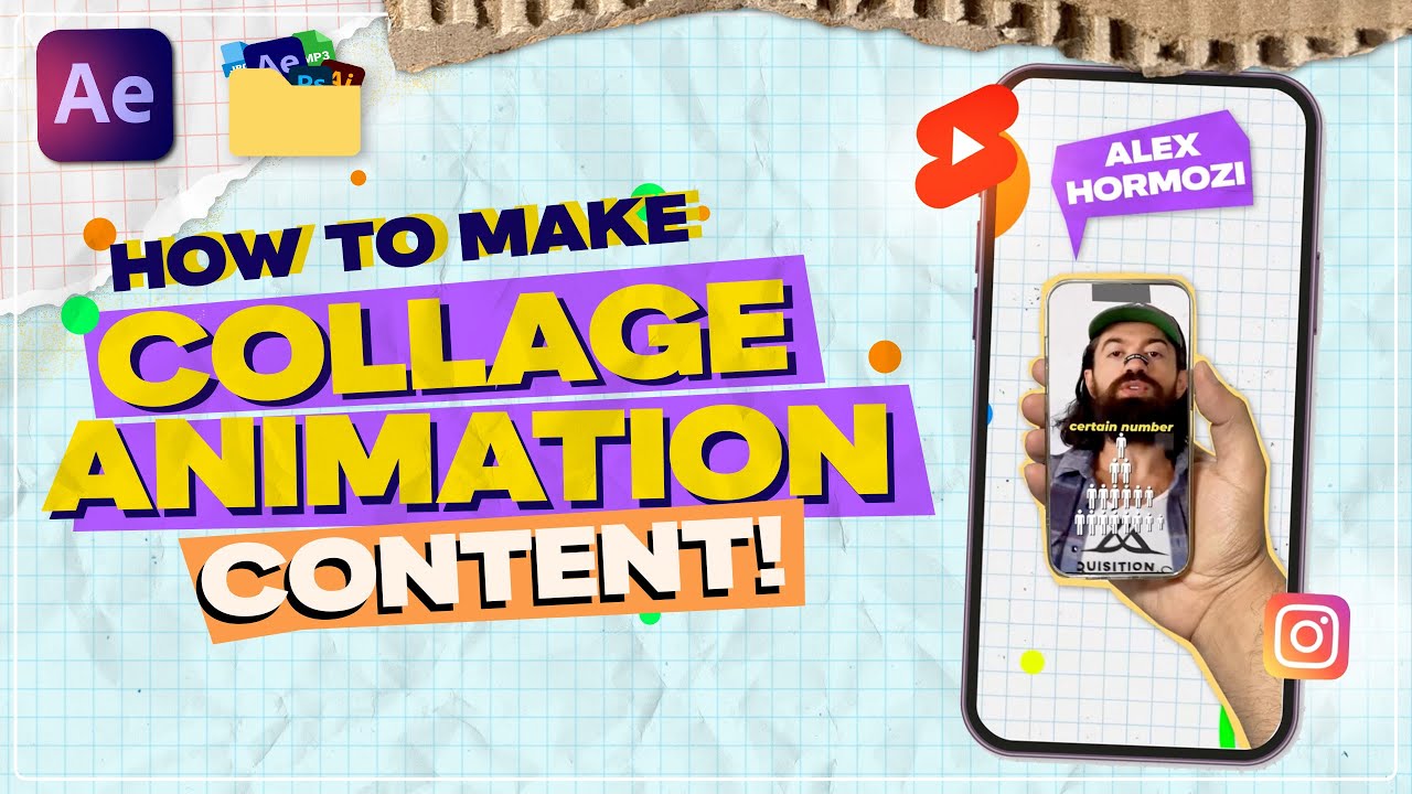 Create Advanced Collage Animations Using THIS SIMPLE After Effects Technique! (+Free Assets)