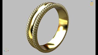 Twisted Wire Wedding Ring