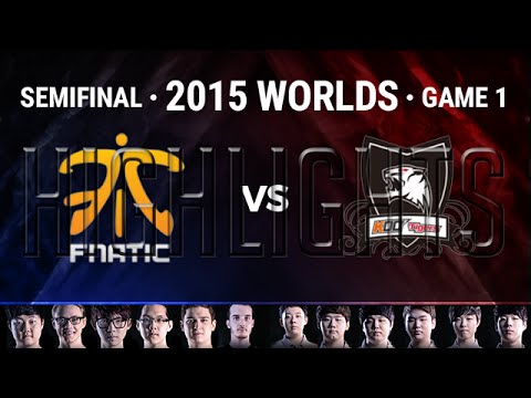 FNATIC vs KOO TIGERS Highlights Semi-Final Game 1 | S5 LoL World Championship 2015 | FNC vs KOO G1