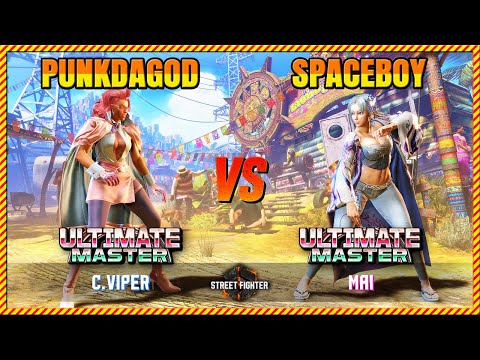 STREET FIGHTER 6 ▰ PUNK (C.Viper) vs SPACEBOY (MAI) ▰ SF6 High Level Gameplay