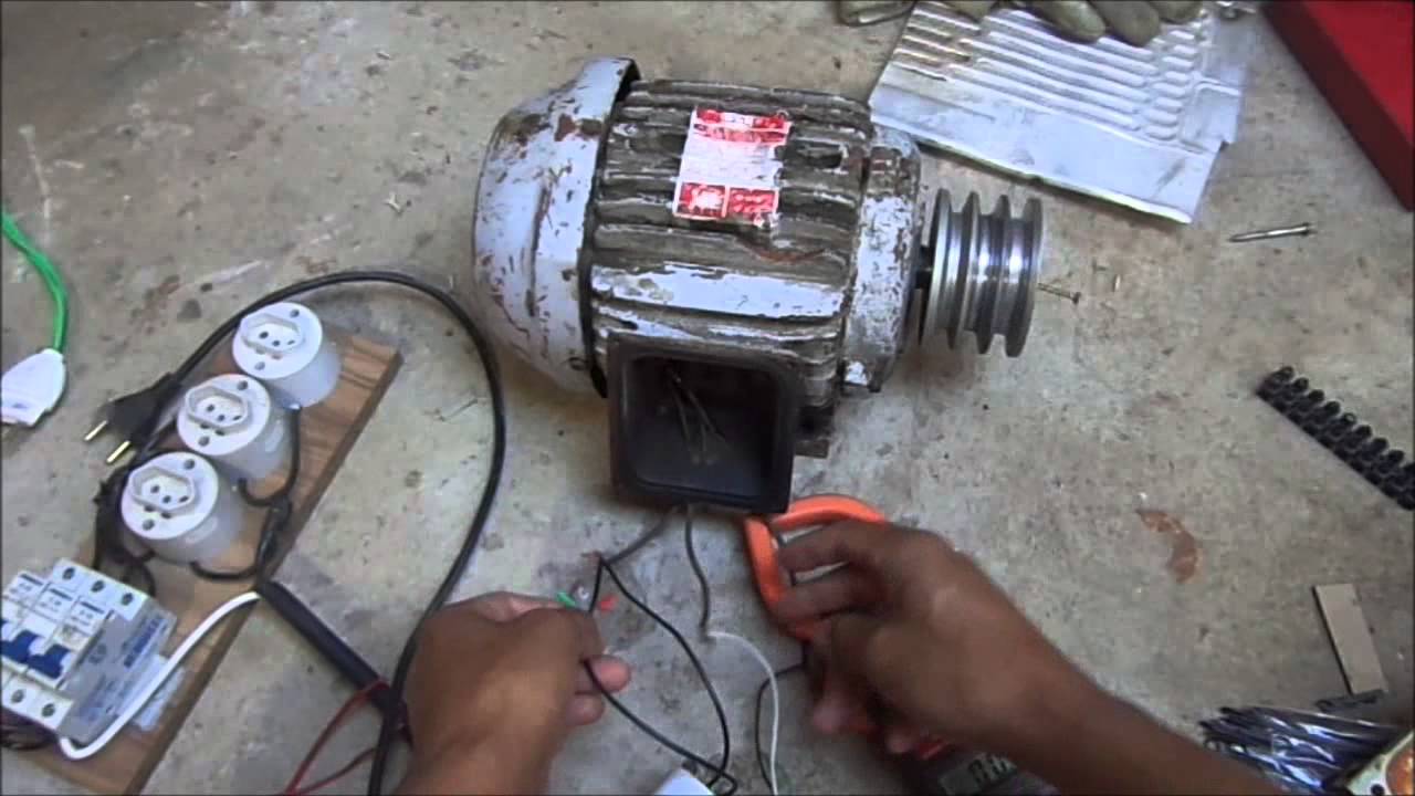Motor trifasico na rede monofasica
