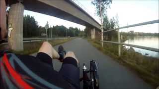 preview picture of video 'Cycling around Jyväsjärvi with ICE Sprint 26'