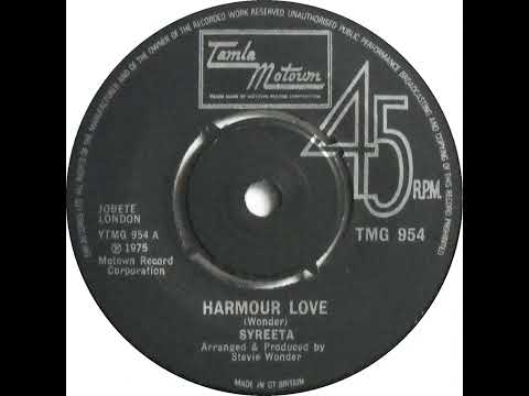UK New Entry 1975 (162) Syreeta - Harmour Love