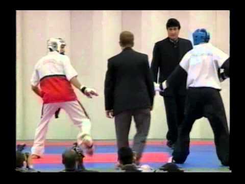 Yoskar Games vs Preston Clements 2003 Pan American Internationals Karate Tournament