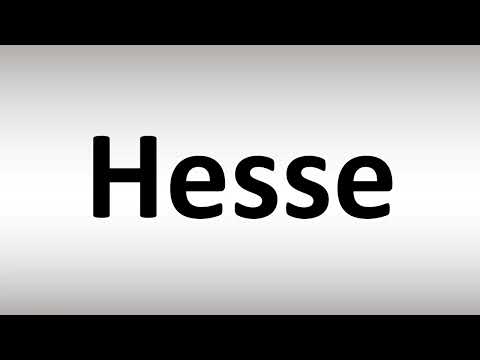 How to Pronounce Hesse