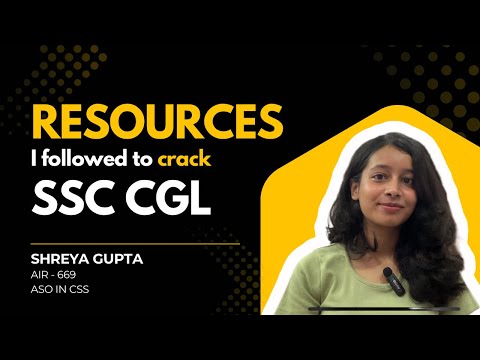 Resources I followed to clear SSC CGL in my first attempt | Best Resources for SSC CGL