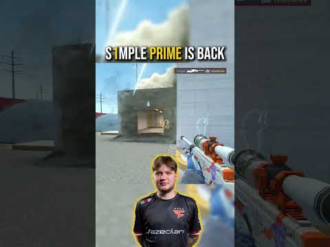 S1MPLE INSANE ACE | PRIME IS BACK 🎯  #cs2 #csgo #cs2clips #donk #faceit #faceit10lvl