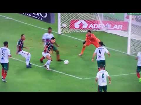 Gol do fluminense Gilberto Fluminense 2 x 0 Portuguesa-RJ