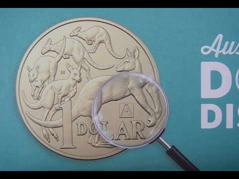 Folder for Australian One Dollar Coins with A, U and S - 2018 and 2019