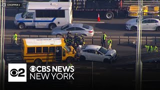 6 injured after school bus crash on Verrazzano Bridge