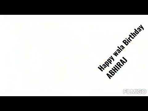 Happy Birthday Abhiraj - Year 11