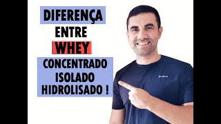Diferena entre Whey CONCENTRADO, ISOLADO E HIDROLISADO!!