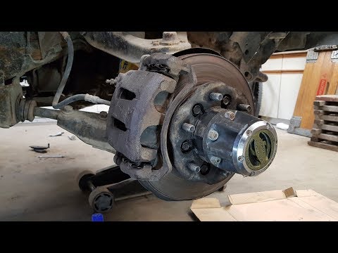 How to Remove Warn Hubs on Nissan Hardbody and Pathfinder.