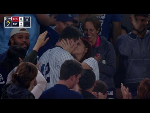 Fan drops ring before popping the question