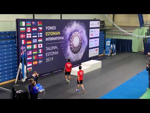 Men’s doubles Runner up! Danny Bawa Chrisnanta & Loh Ken Hean from Singapore | Estonian IS 2019