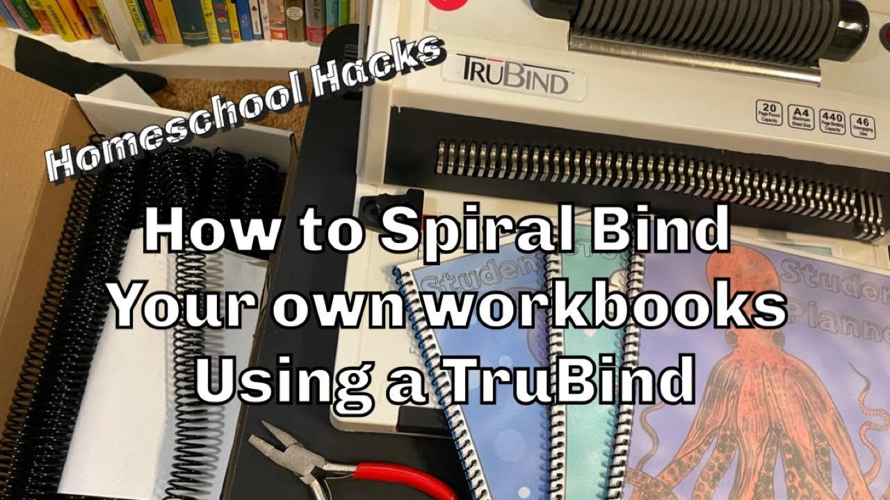 How to bind a spiral bound book? Tipseri