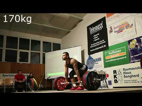 KSV Durlach vs TSV Heinsheim -  Bozhidar Andreev, 150kg Snatch, 185kg Clean & Jerk