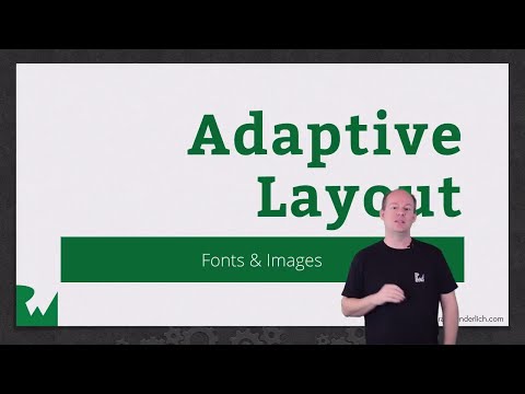 Fonts and Images Introduction to Adaptive Layout raywenderlich com