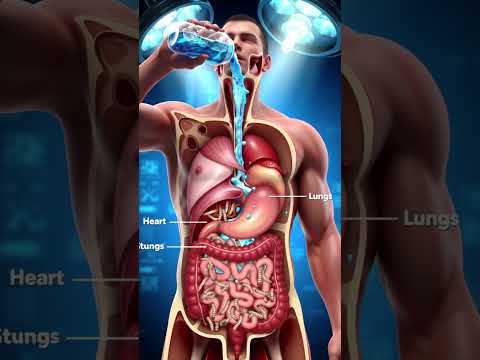 What Happens Inside Your Body When You Drink Water? | 3D Human Anatomy Animation