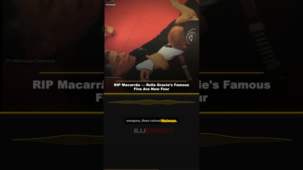 RIP Macarrão — Rolls Gracie's Famous Five Are Now Four #Shorts