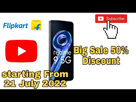 Flipkart Smartphones Realme 9 5g//2022//Big drive discounts